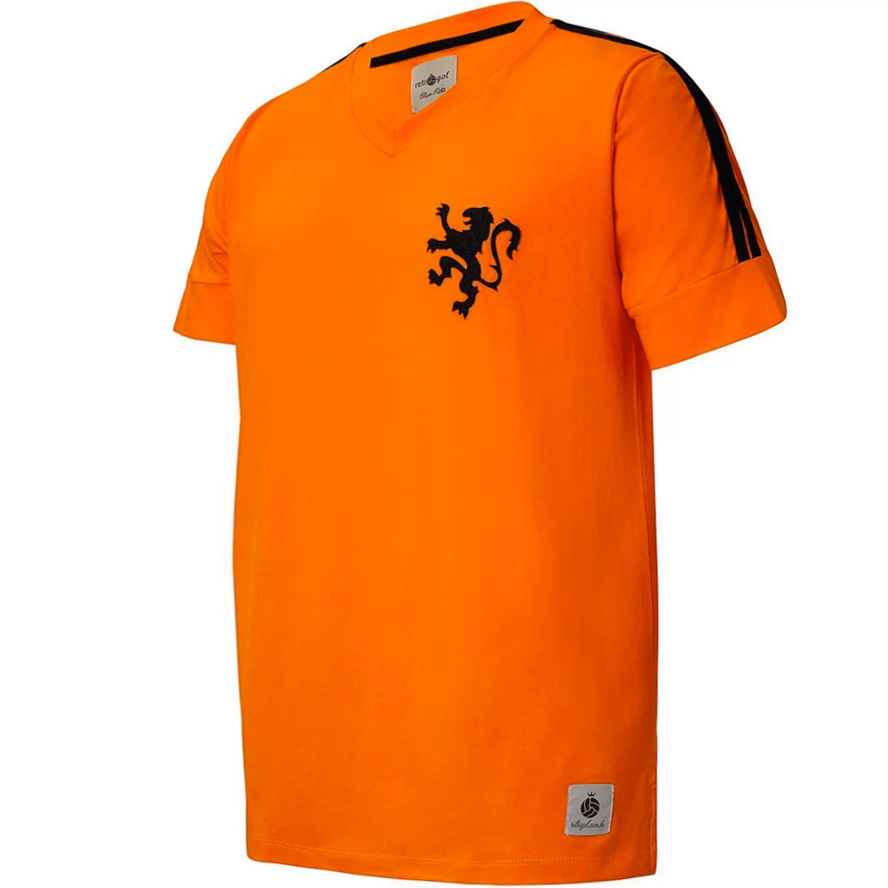 Netherlands Retro 1974 Orange Unissex Plus Size T-Shirt