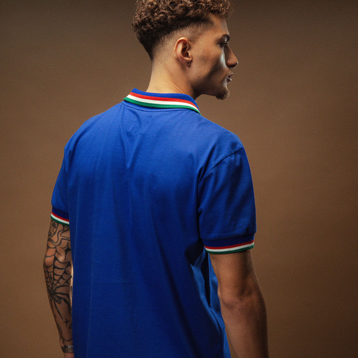 Italy Retro Gold Men's Polo T-Shirt