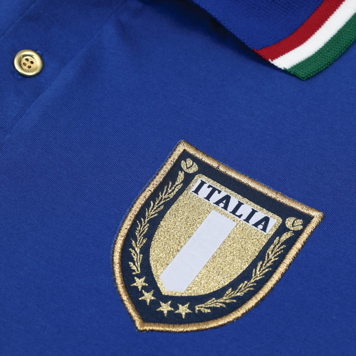 Italy Retro Gold Men's Polo T-Shirt