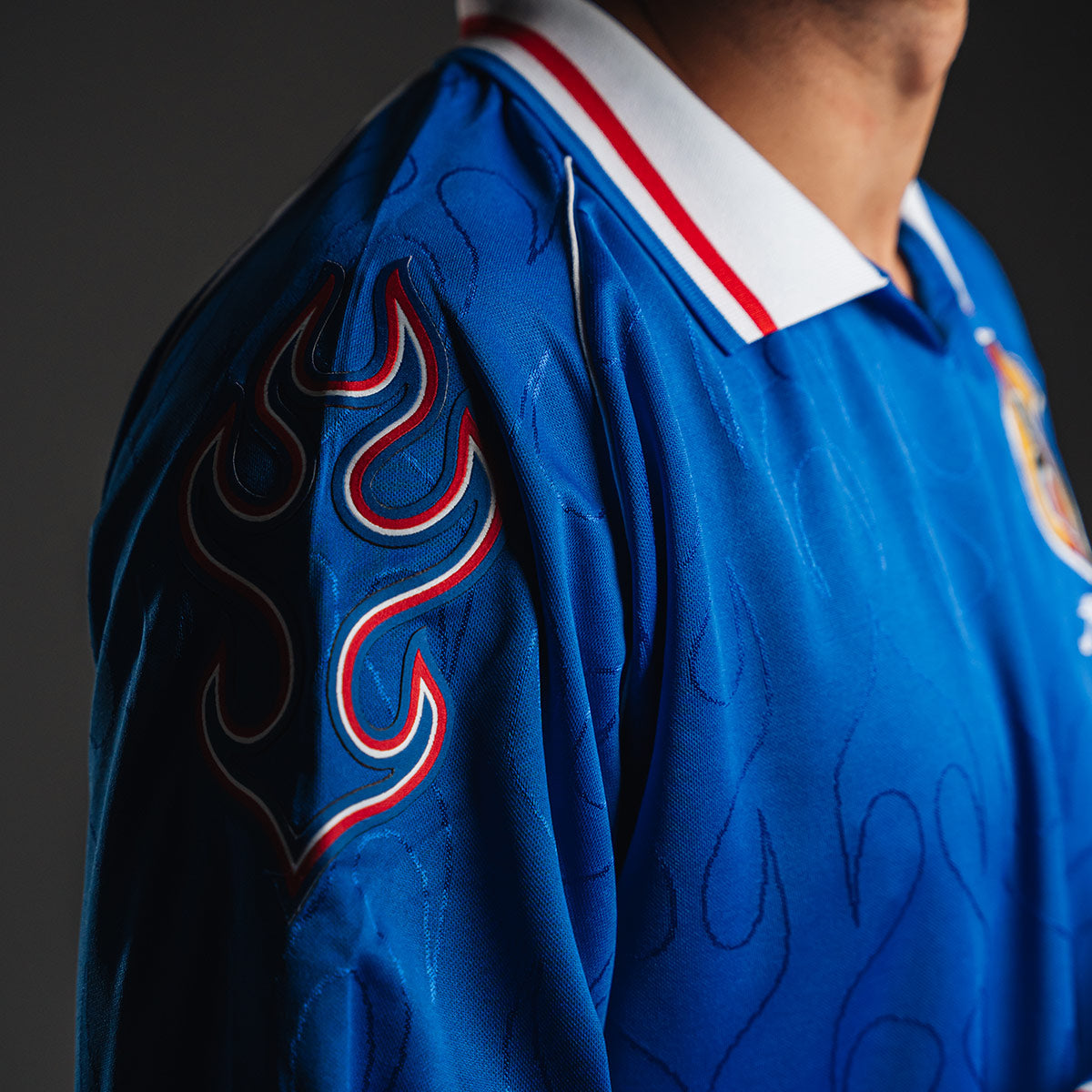 Japan Retro 1998 Nakata Blue Men's Long Sleeved T-Shirt