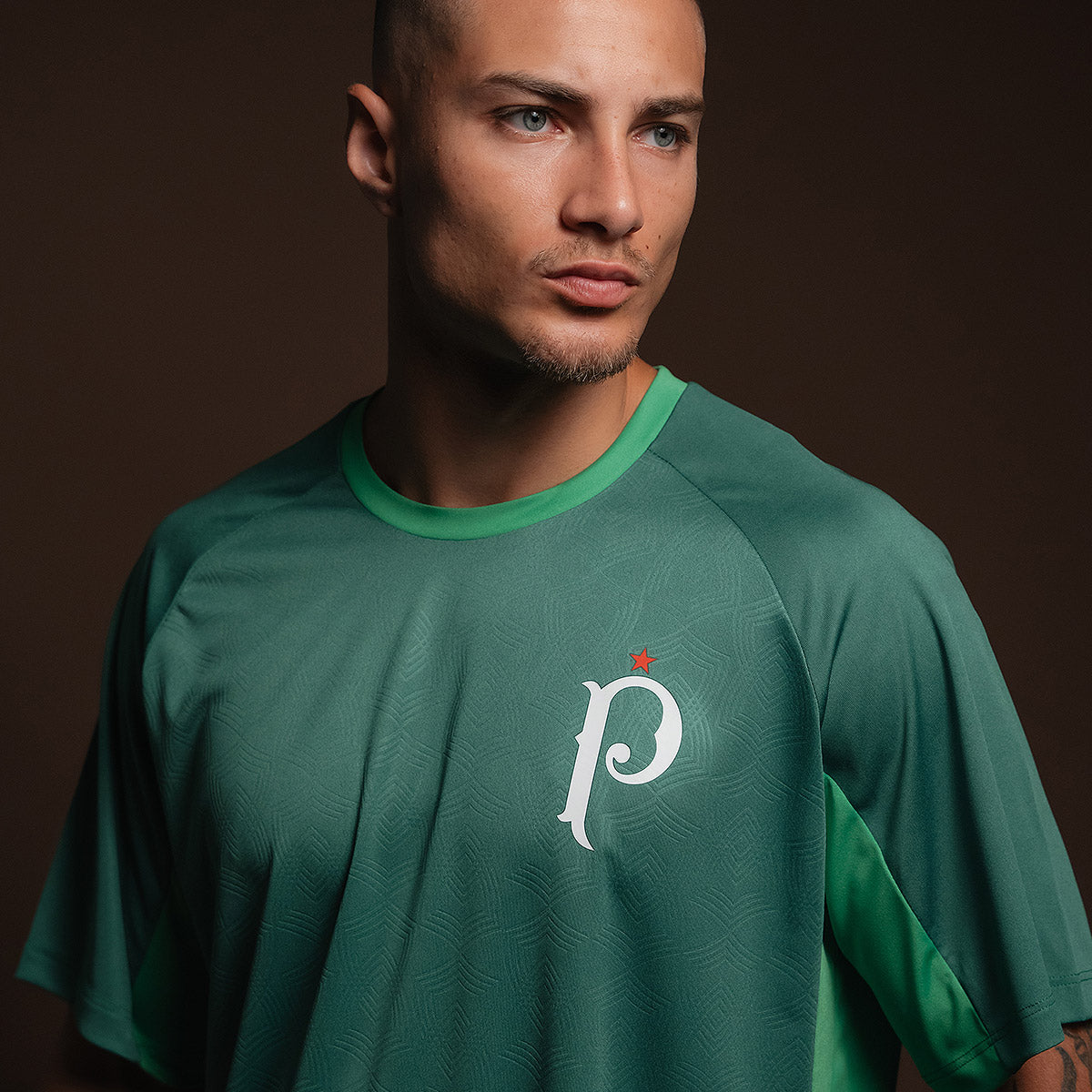 Palmeiras Retro Player Green Men's T-Shirt