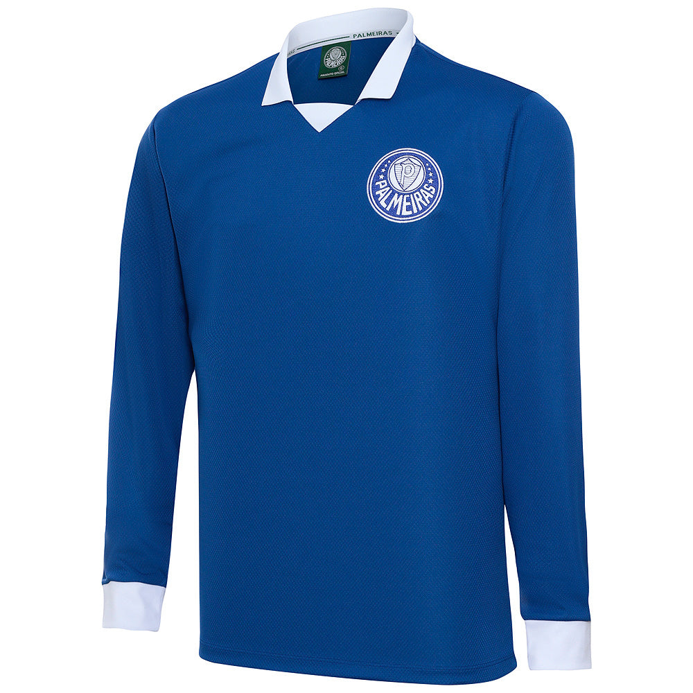 Palmeiras Retro 1989 All Blue Men's Long Sleeved T-Shirt