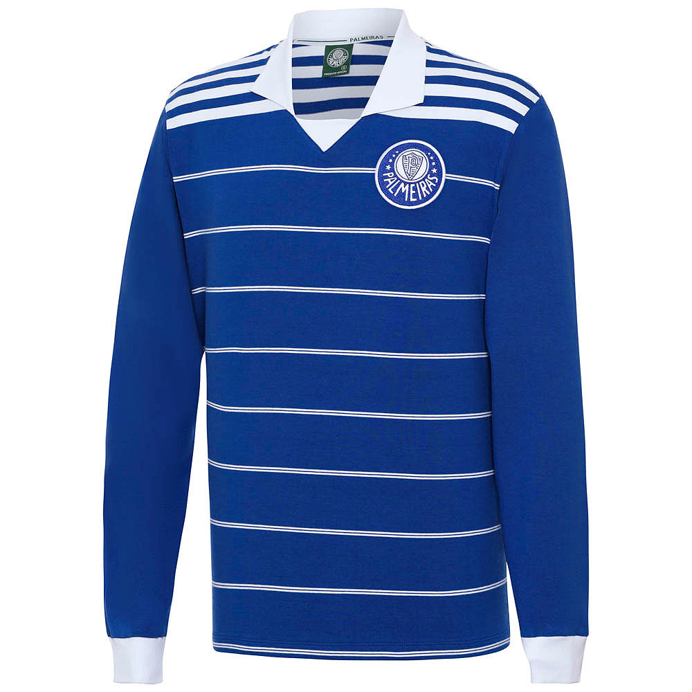 Palmeiras Retro 1989 Blue Men's Long Sleeved T-Shirt