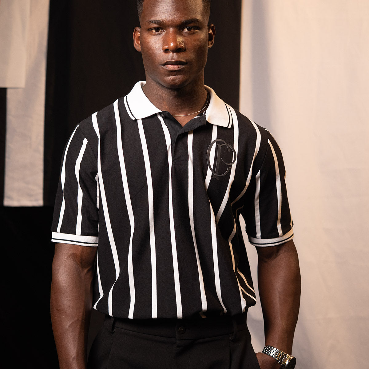 Corinthians Retro CP Lines Men's Polo T-Shirt