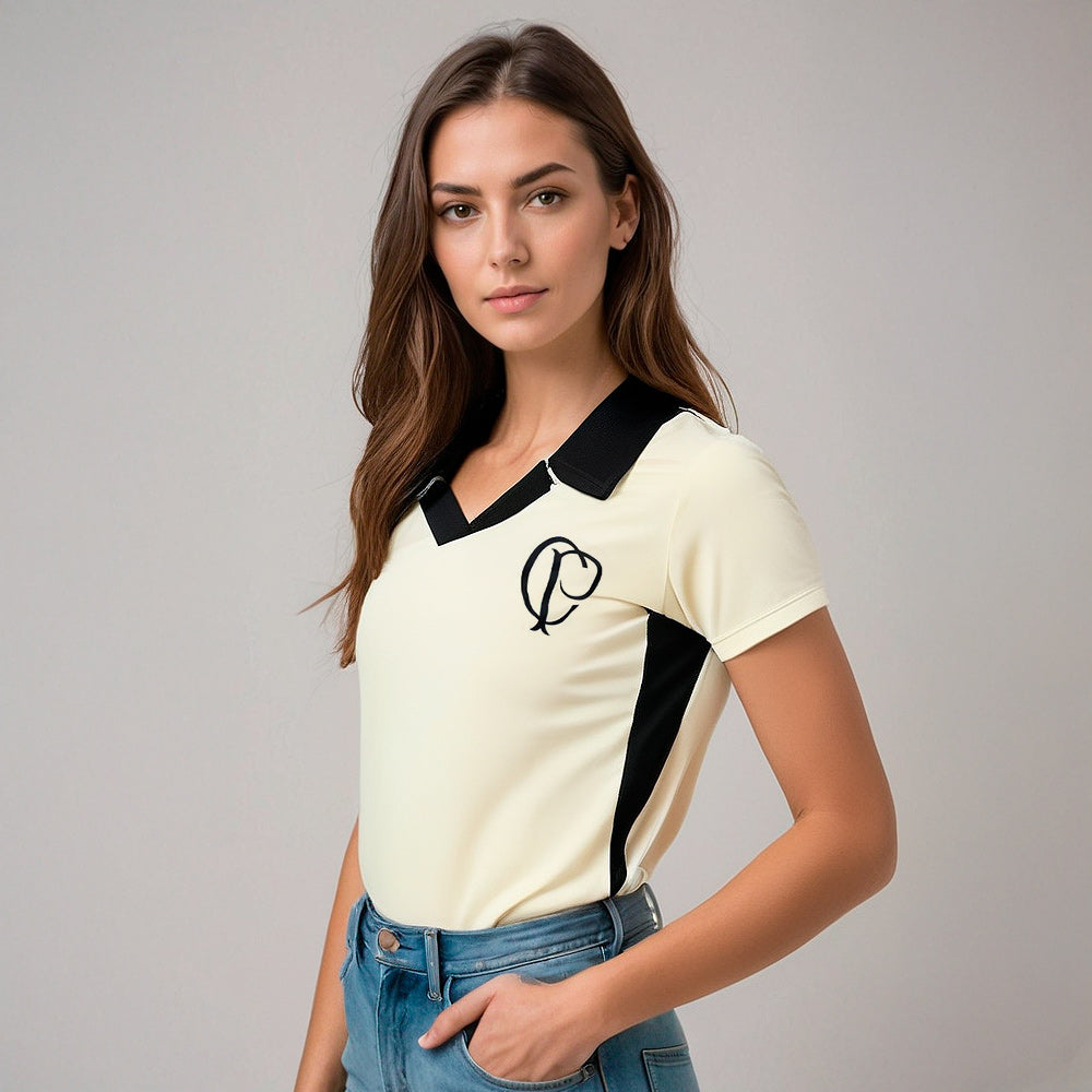 Corinthians Retro CP Fan Woman's Polo T-Shirt