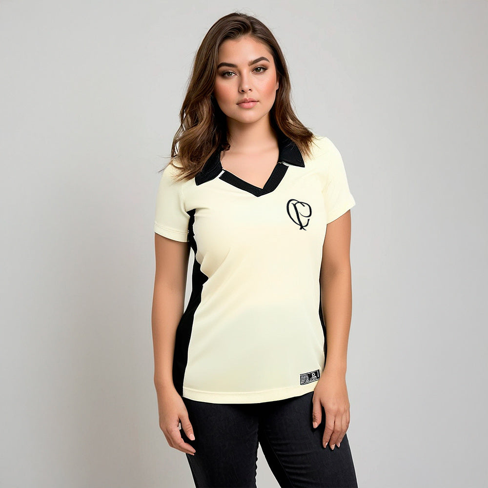 Corinthians Retro CP Fan Woman's Polo T-Shirt