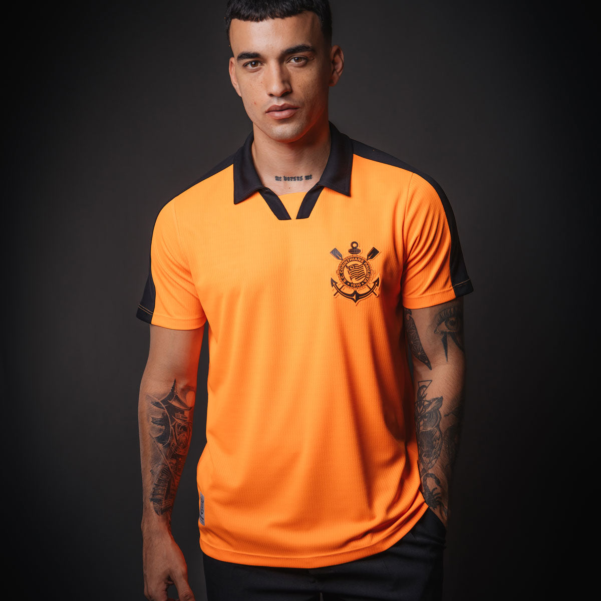 Corinthians Retro Sportwear Orange Men's Polo T-Shirt