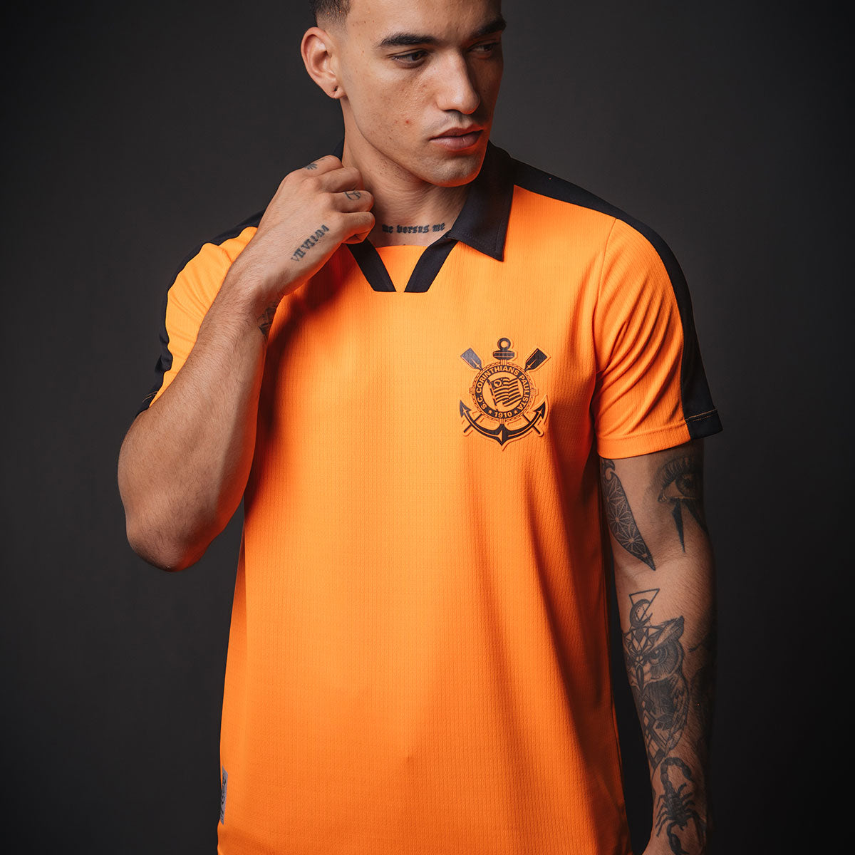 Corinthians Retro Sportwear Orange Men's Polo T-Shirt