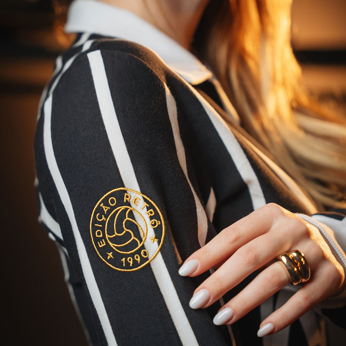 Corinthians Retro 1990 Kalunga Woman's Long Sleeved T-Shirt