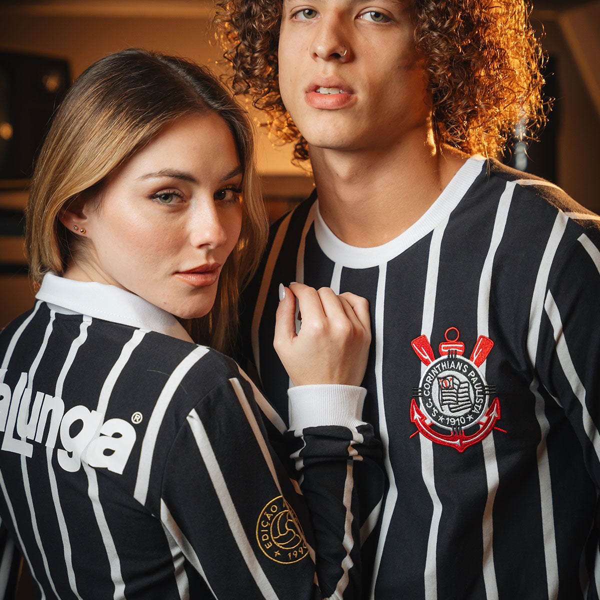 Corinthians Retro 1990 Kalunga Woman's Long Sleeved T-Shirt