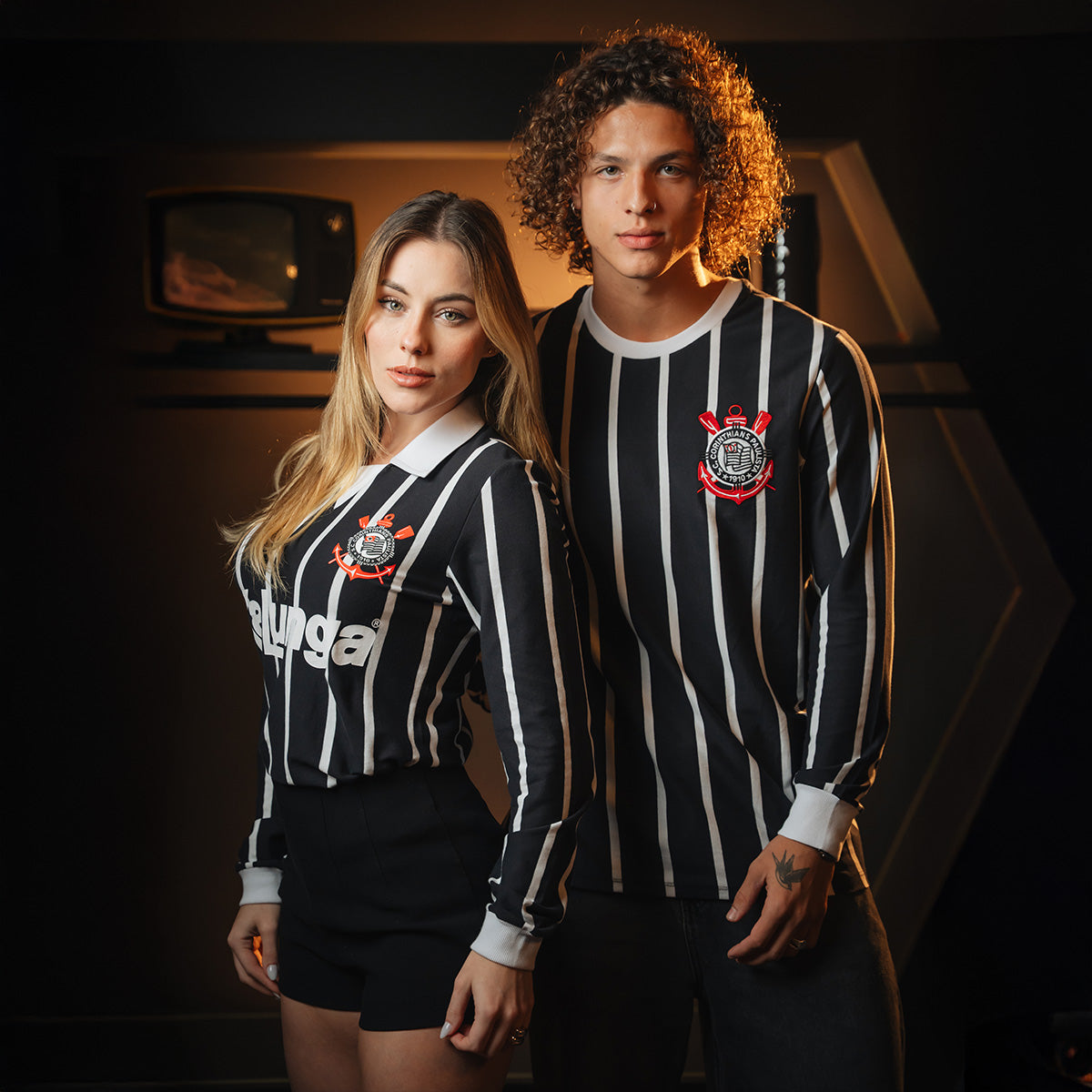 Corinthians Retro 1990 Kalunga Woman's Long Sleeved T-Shirt