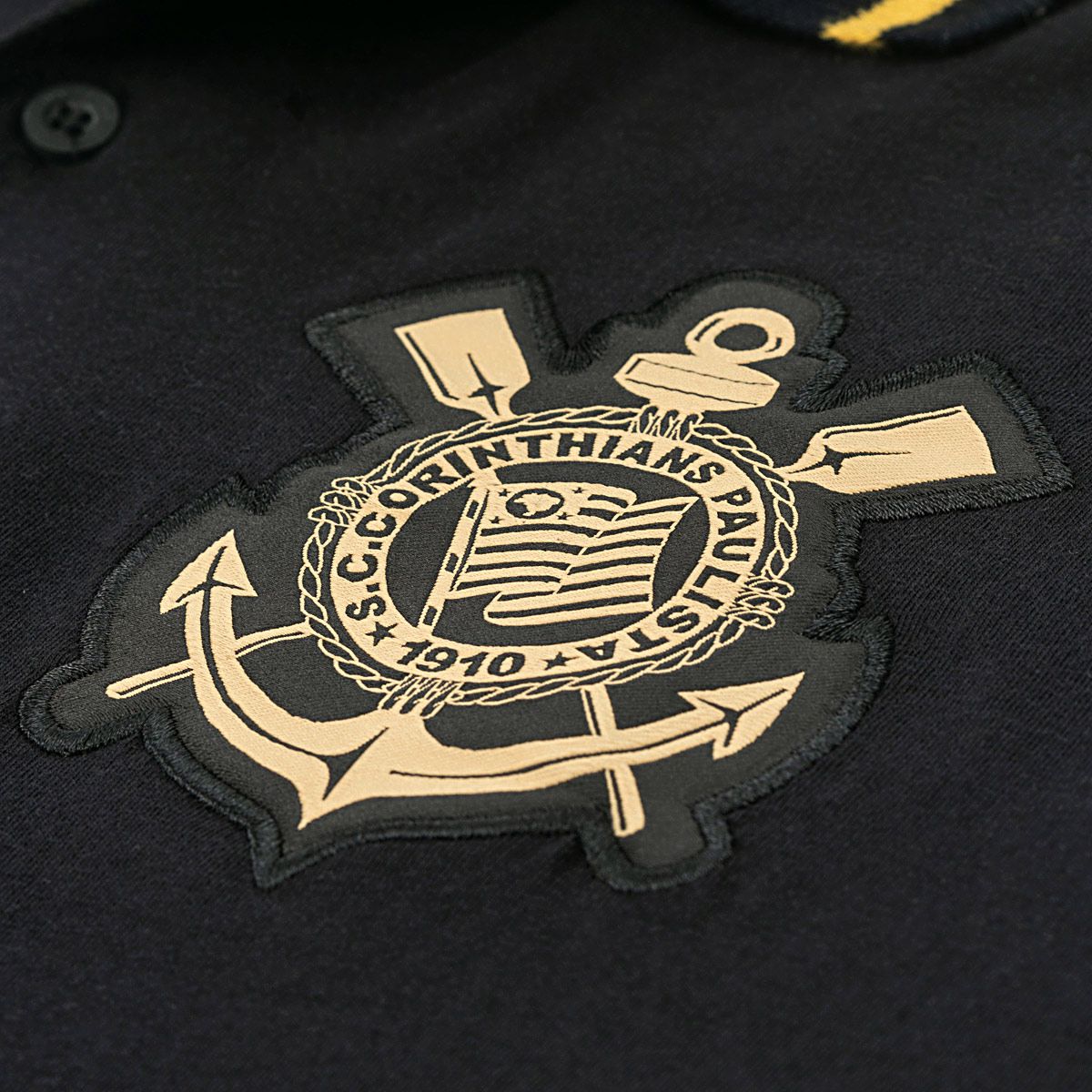 Corinthians Retro Gold Men's Polo T-Shirt