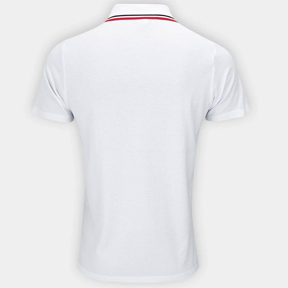 São Paulo Retro All White Men's Polo T-Shirt
