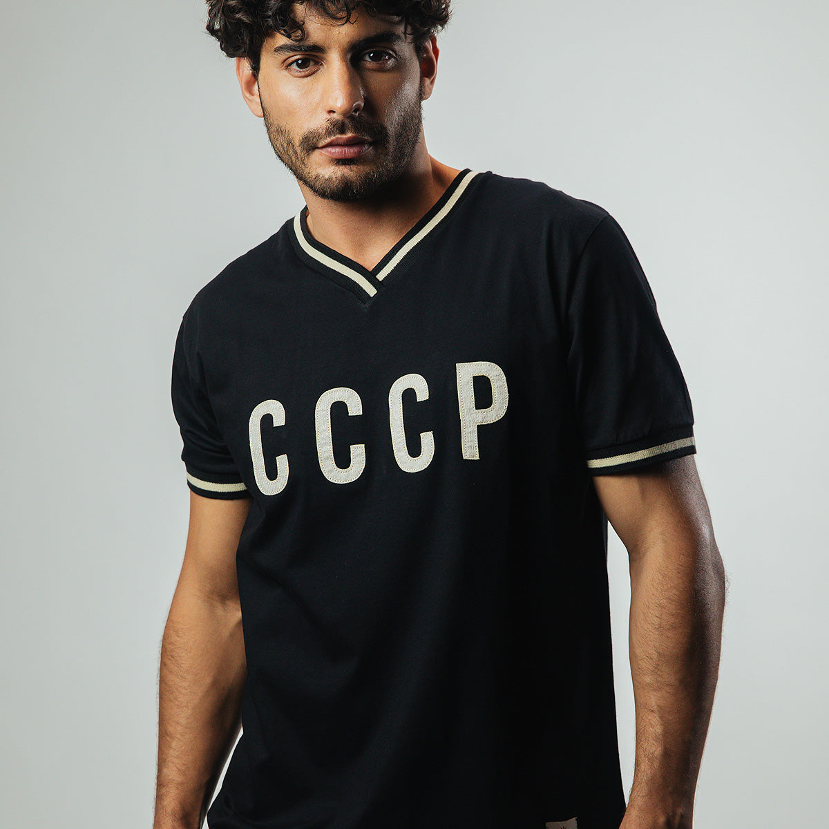CCCP Retro Yashin Black Men's T-Shirt