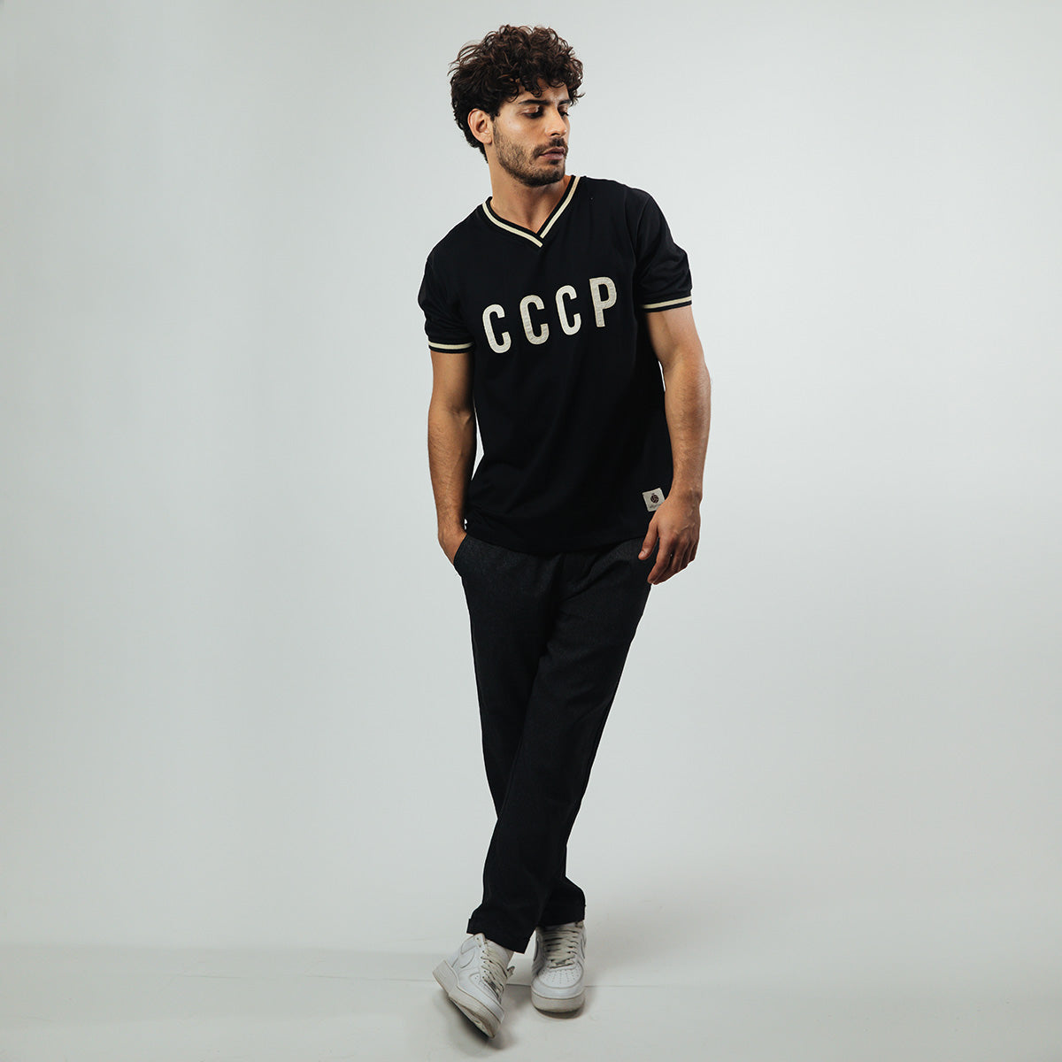 CCCP Retro Yashin Black Men's T-Shirt