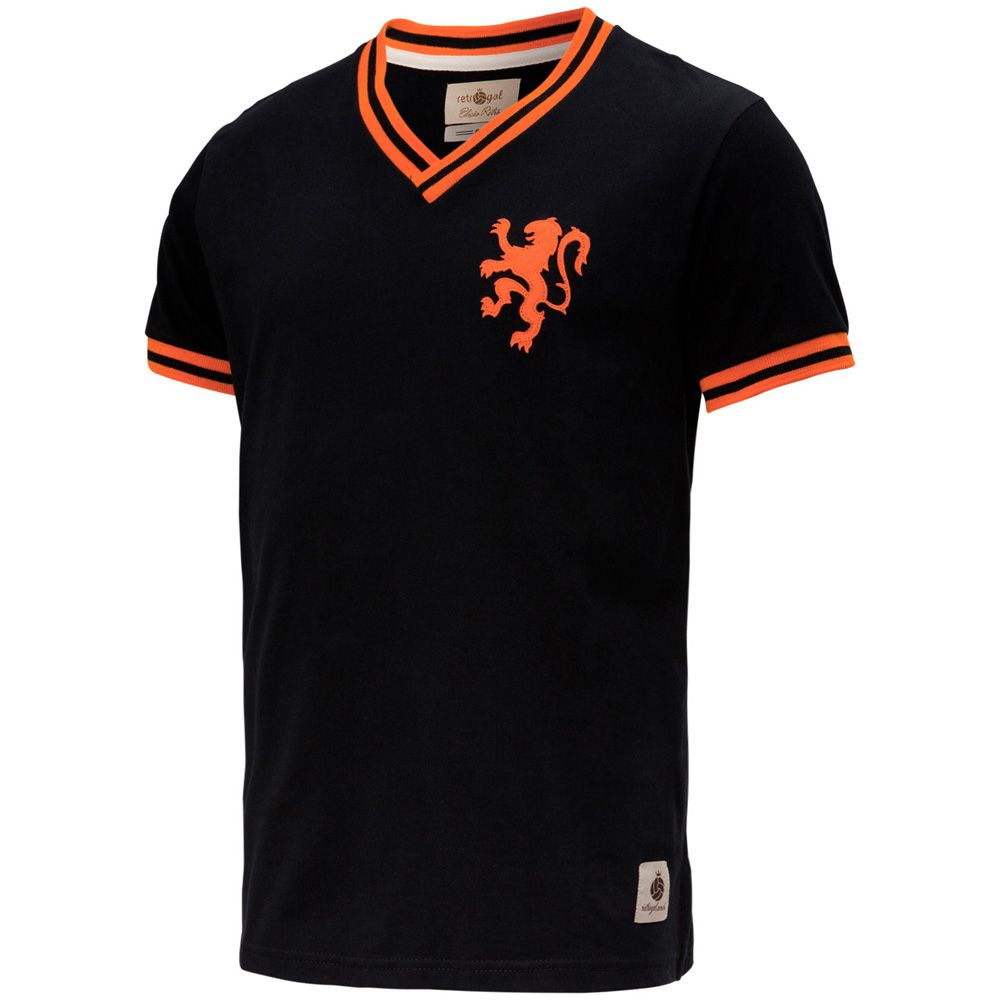 Netherlands Retro Limited Black Men's T-Shirt