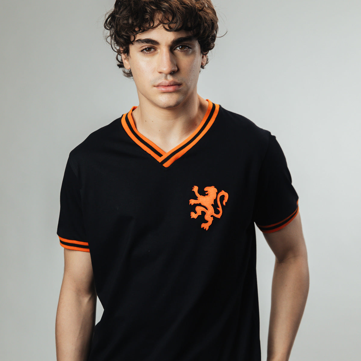 Netherlands Retro Limited Black Men's T-Shirt