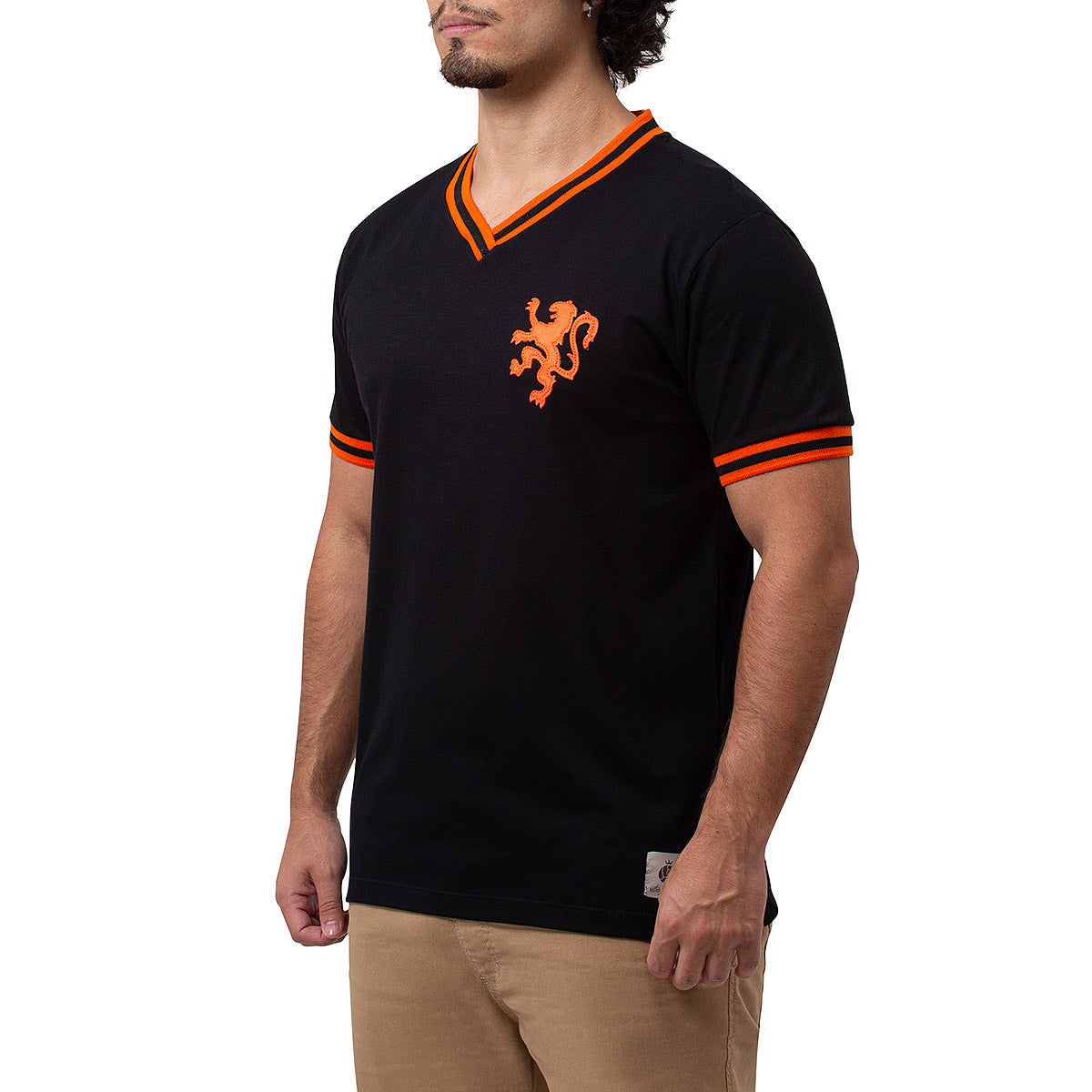 Netherlands Retro Limited Black Men's T-Shirt