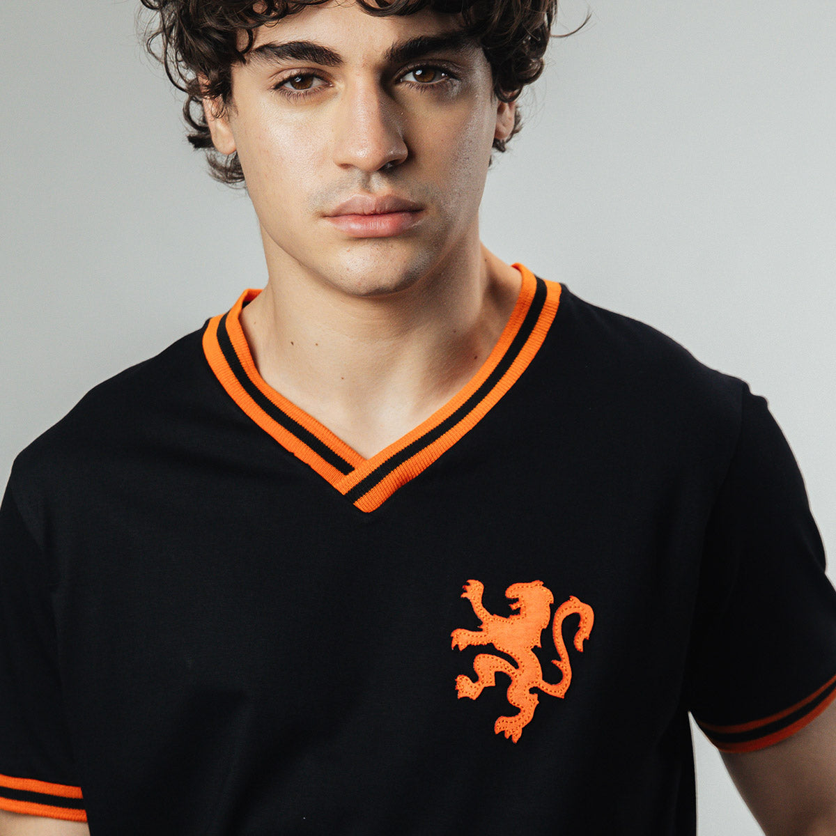 Netherlands Retro Limited Black Men's T-Shirt