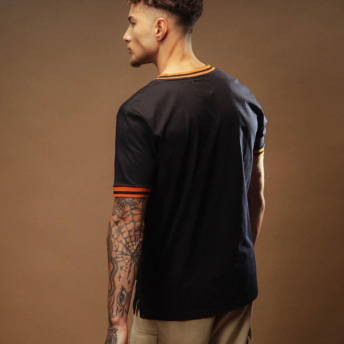 Netherlands Retro Limited Black Men's T-Shirt