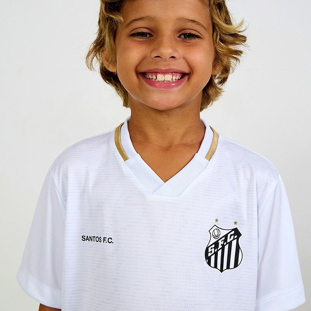 Santos Retro Offset Unisex Kid's T-Shirt