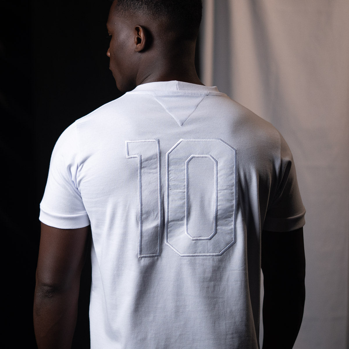 Santos Retro All White Men's T-Shirt