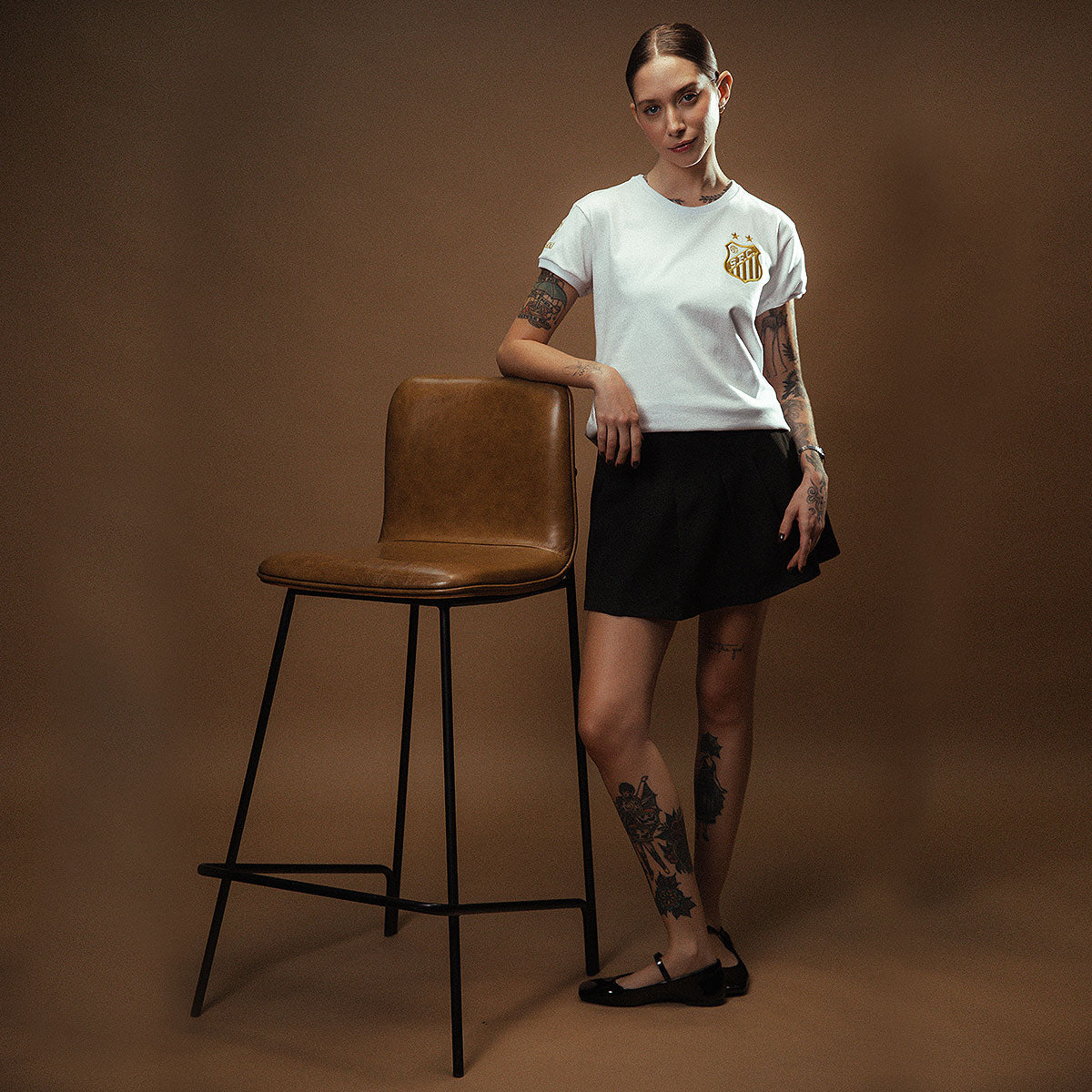 Santos Retro Pelé 1000 Goals White Woman's T-Shirt