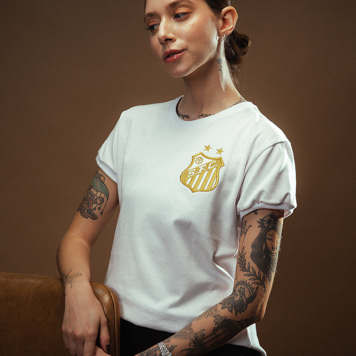 Santos Retro Pelé 1000 Goals White Woman's T-Shirt