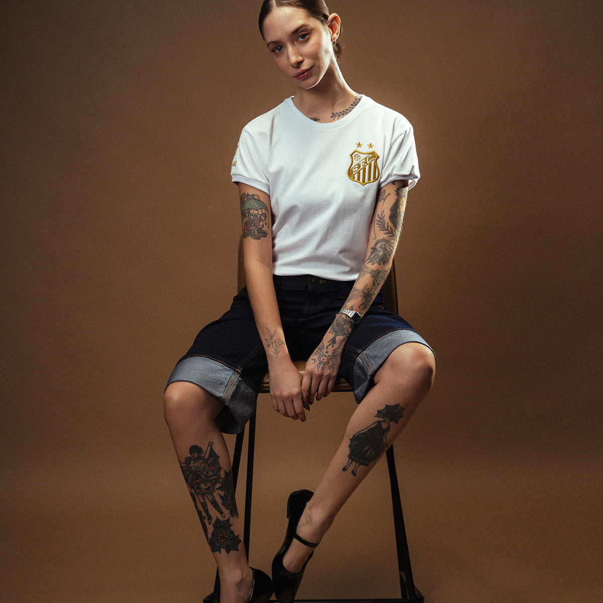 Santos Retro Pelé 1000 Goals White Woman's T-Shirt