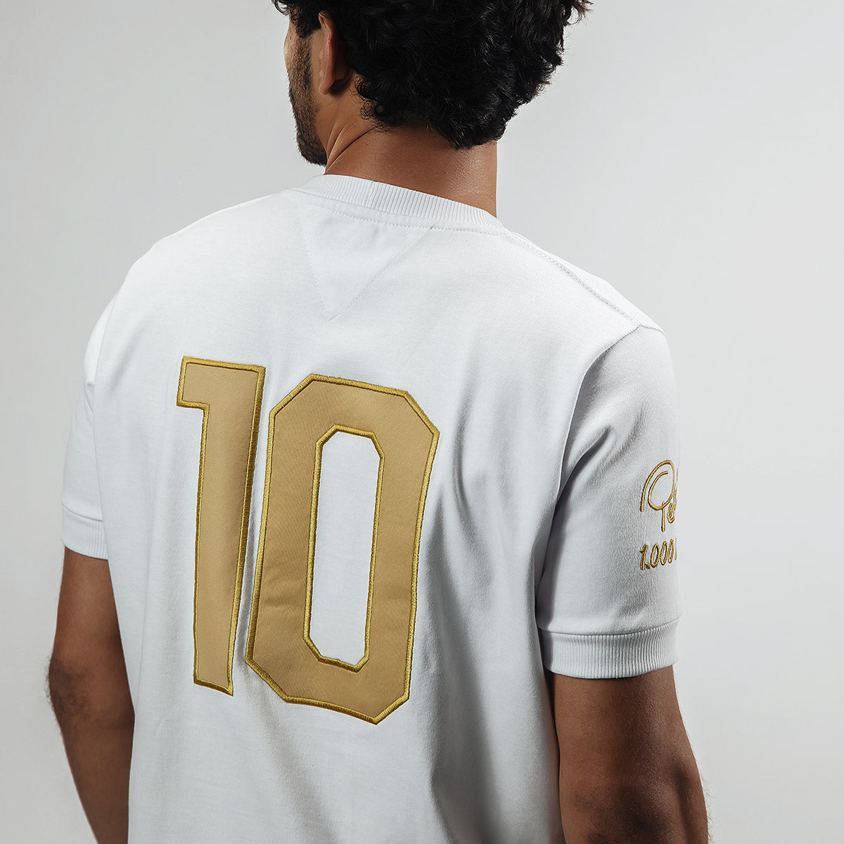 Santos Retro 100 Goals Pelé White Men's T-Shirt