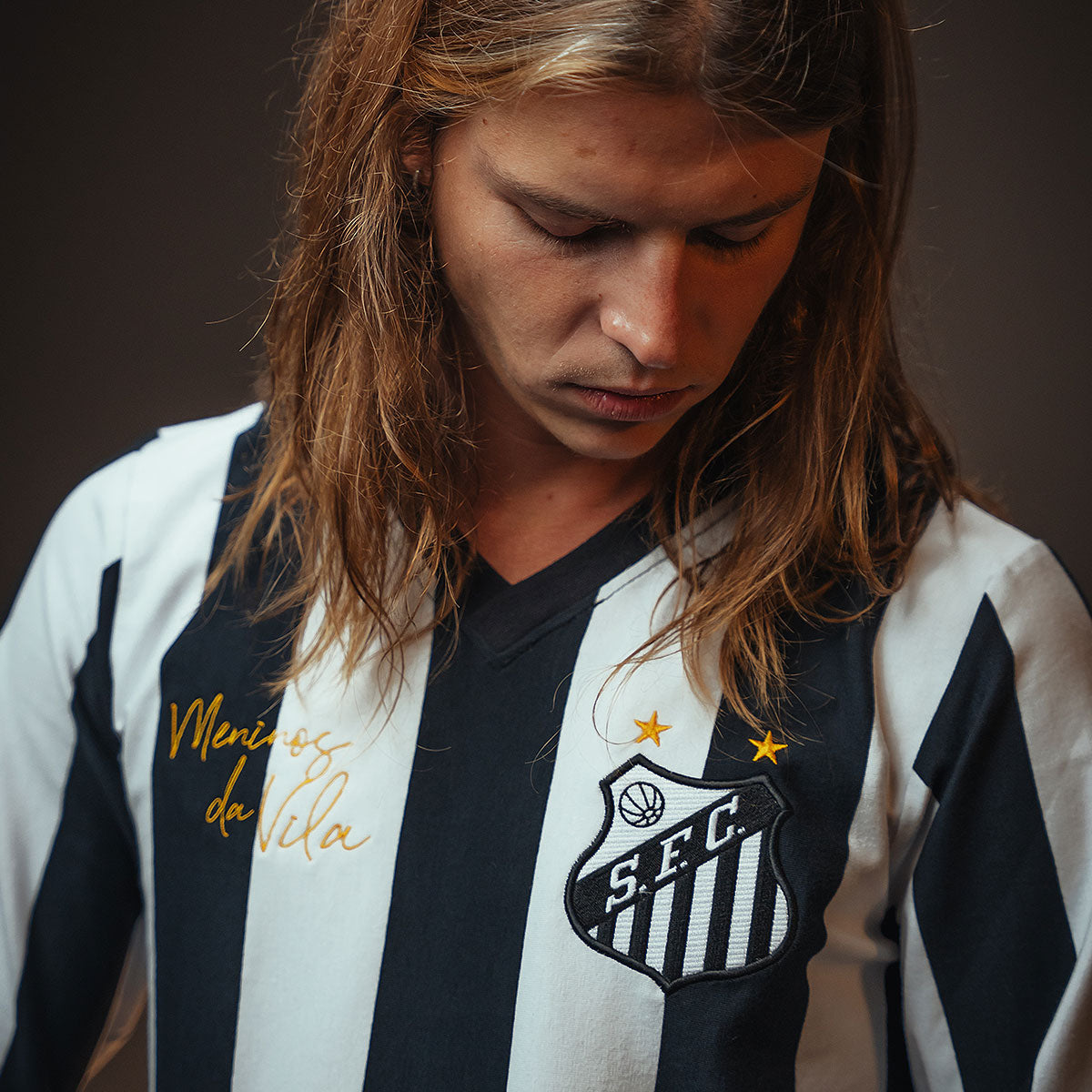 Santos Retro 1963 Bi World Men's Long Sleeved T-Shirt