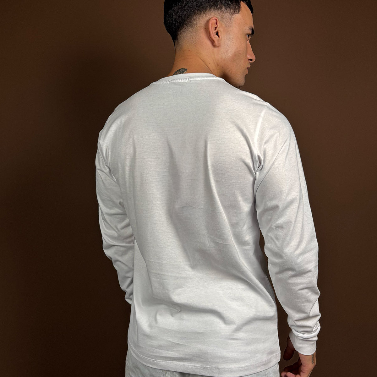 Santos Retro 1978 White Men's Long Sleeved T-Shirt