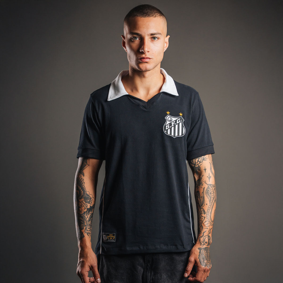 Santos Retro 2000 Black Men's T-Shirt