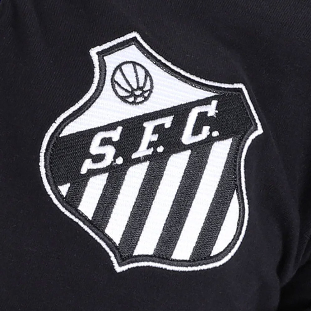 Santos Retro Vintage Black Men's T-Shirt