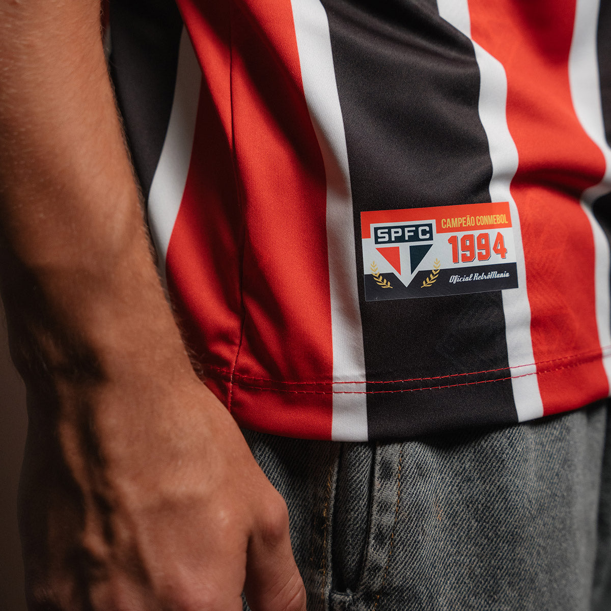 São Paulo 1994 Retro Striped Men's T-Shirt