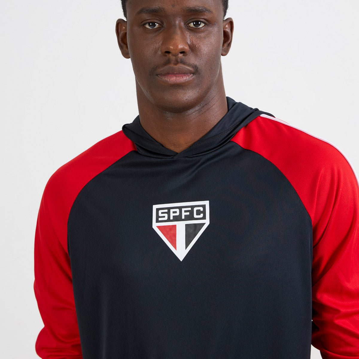 São Paulo Retro Dry Black Men's Long-Sleeved T-Shirt
