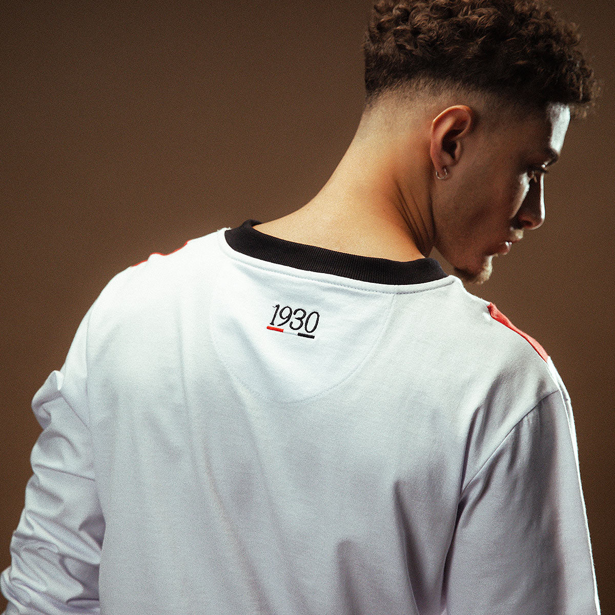 São Paulo Retro 1930 White Men's Long Sleeved T-Shirt