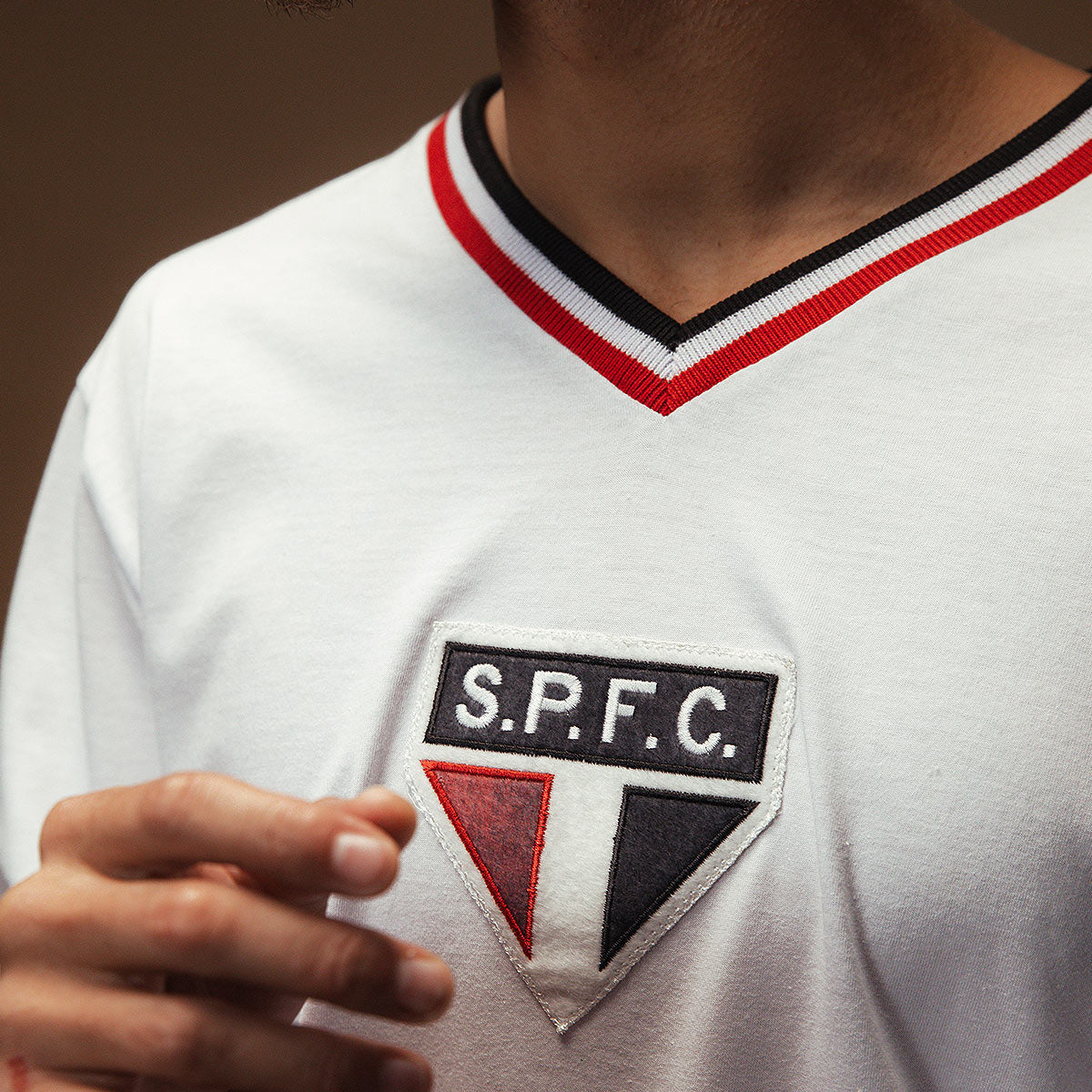 São Paulo Retro 1930 White Men's Long Sleeved T-Shirt