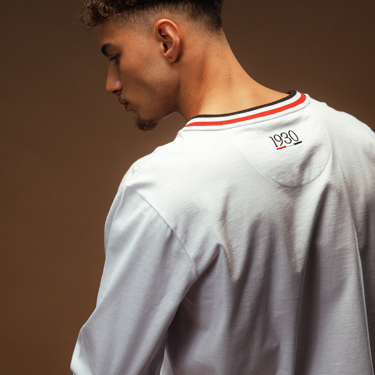São Paulo Retro 1930 White Men's Long Sleeved T-Shirt