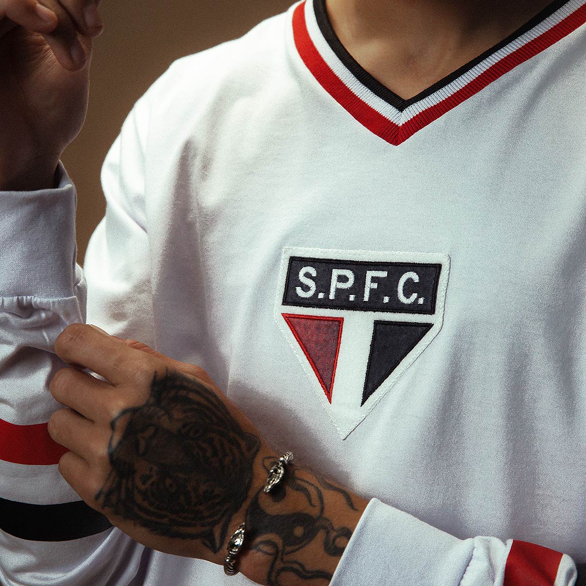 São Paulo Retro 1938 Men's Long Sleeve T-Shirt
