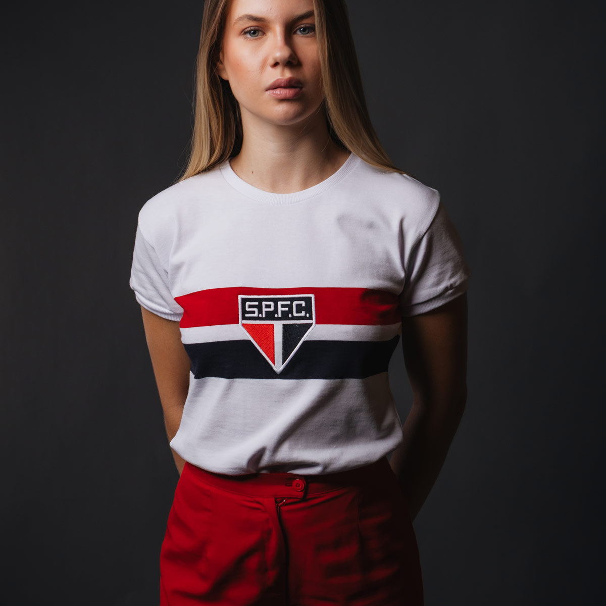 São Paulo Retro 1970 White Women's T-Shirt