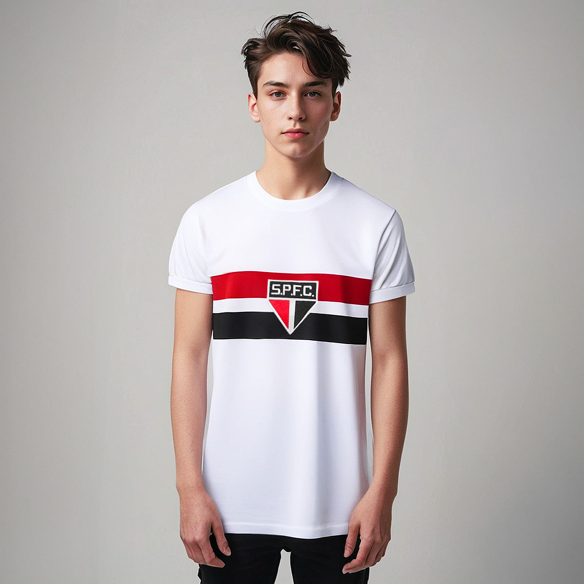 São Paulo Retro 1970 White Unisex Kid's T-Shirt