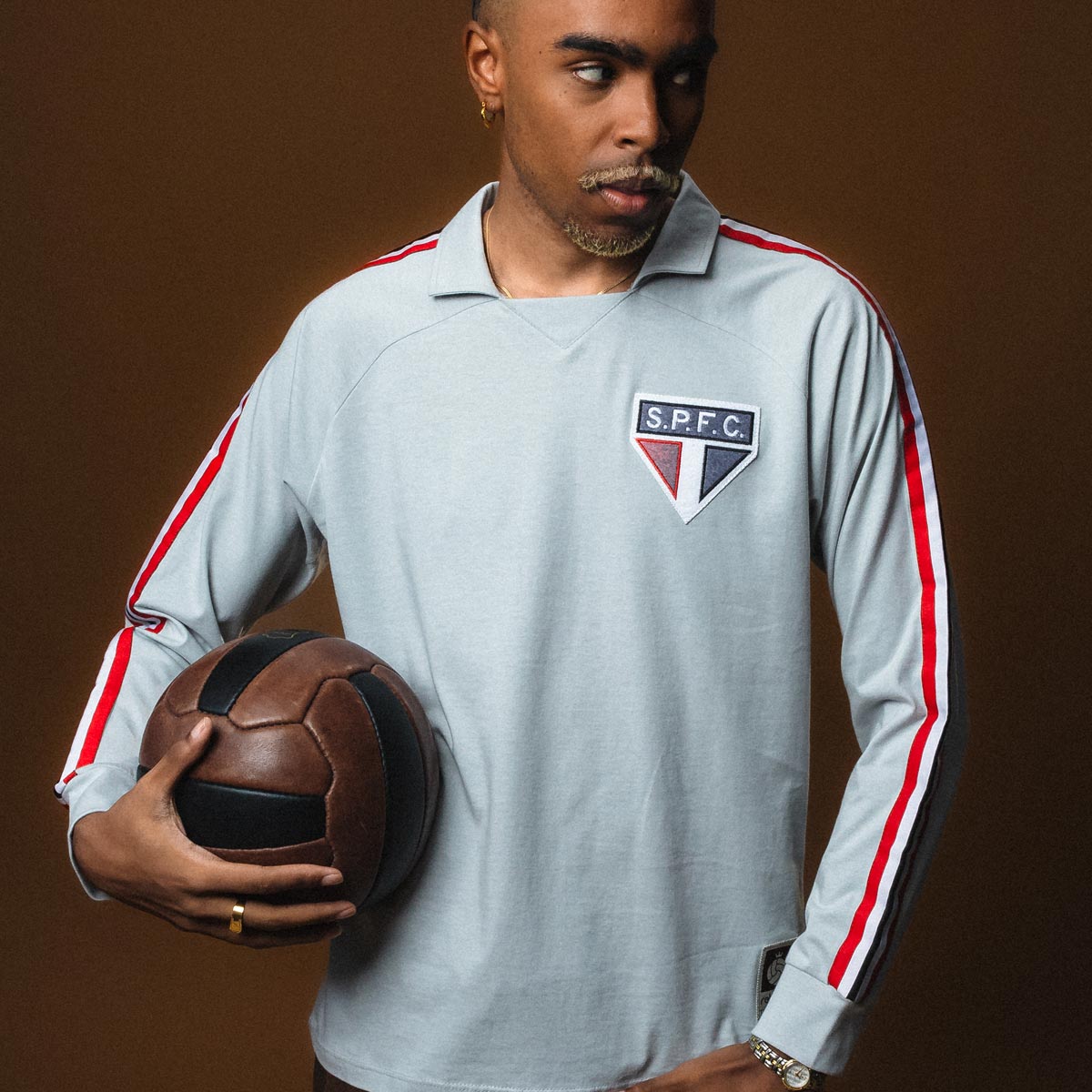 São Paulo Retro 1980 Men's Long Sleeved T-Shirt