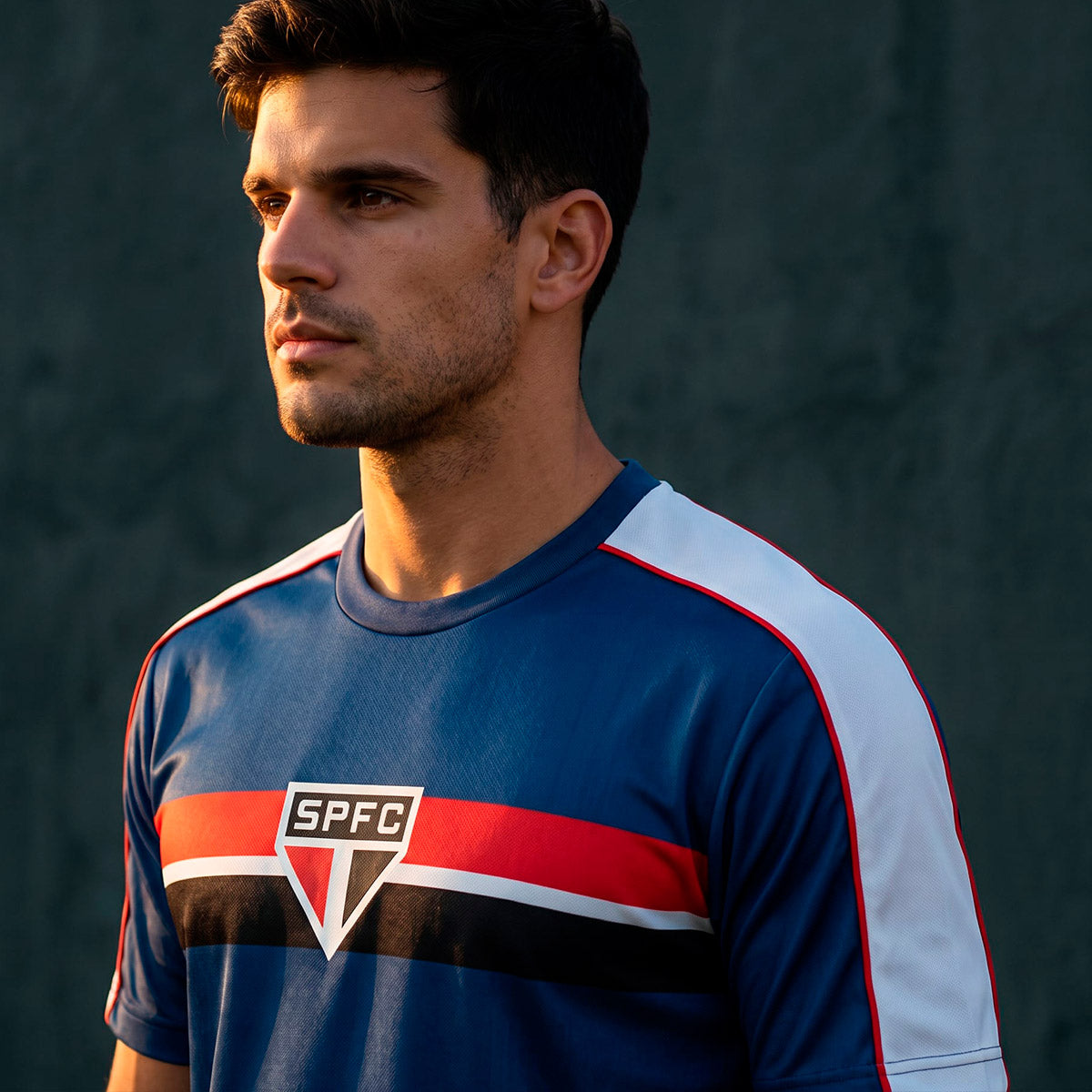São Paulo Retro Dark Blue Men's T-Shirt