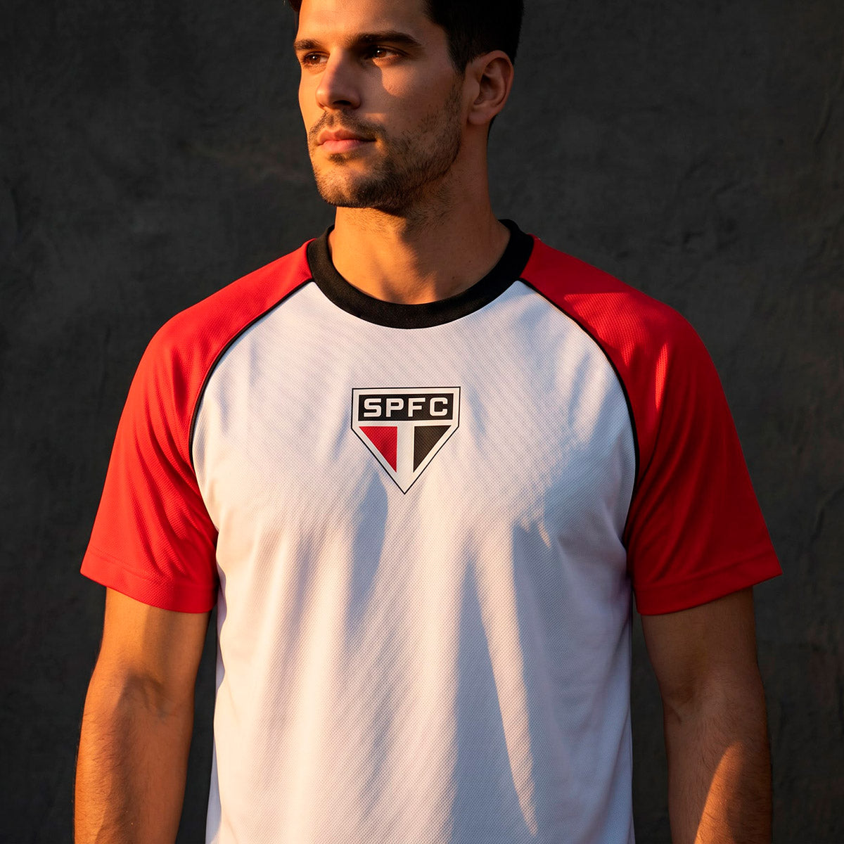 São Paulo Retro Red+White Men's T-Shirt