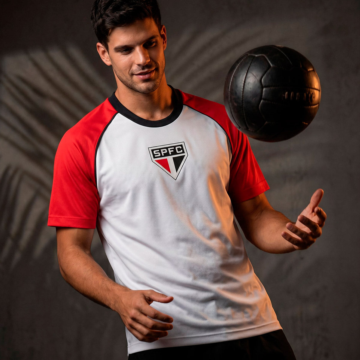 São Paulo Retro Red+White Men's T-Shirt