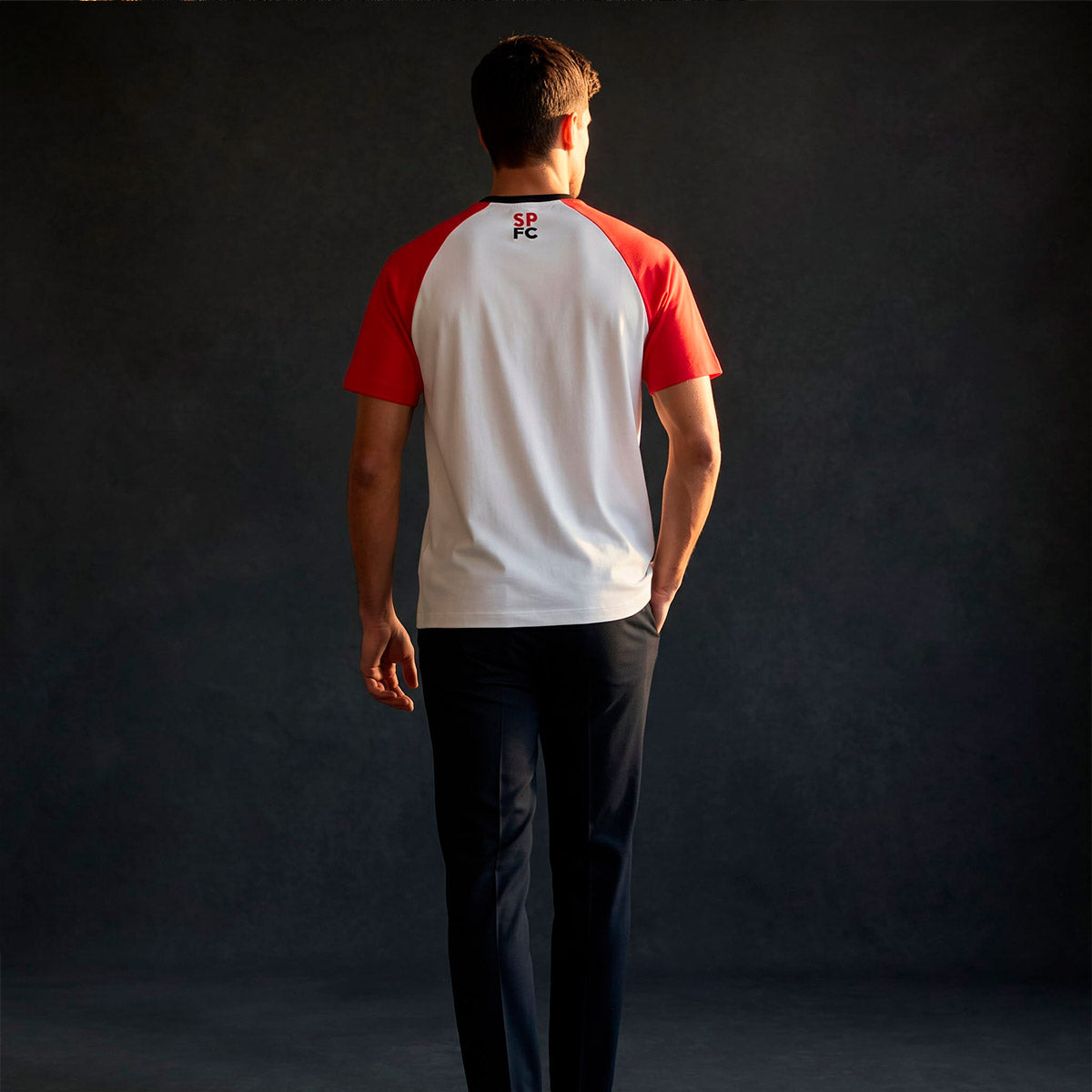 São Paulo Retro Red+White Men's T-Shirt