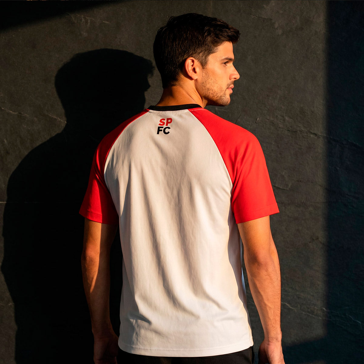 São Paulo Retro Red+White Men's T-Shirt