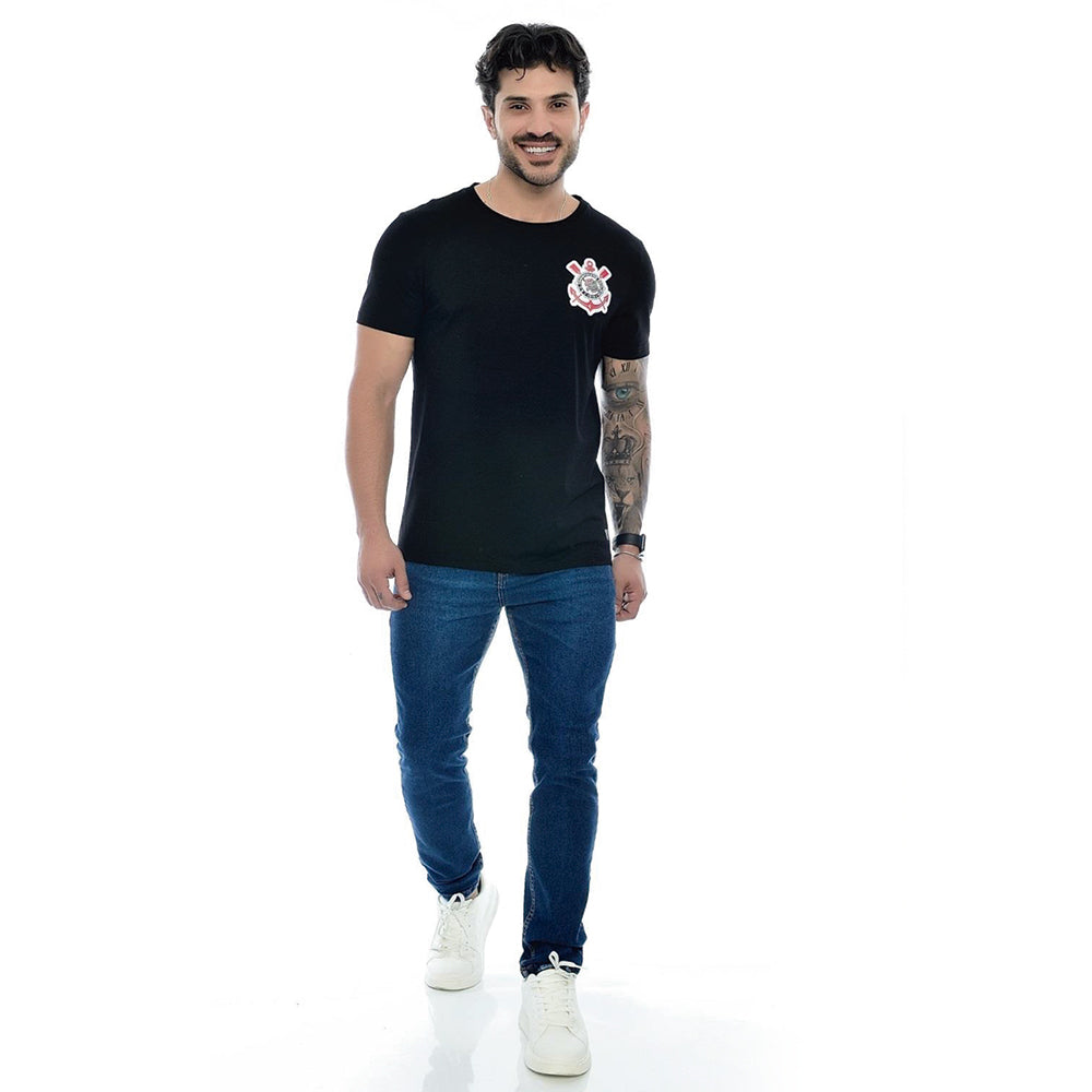 Corinthians Retro Fan Black Men's T-Shirt