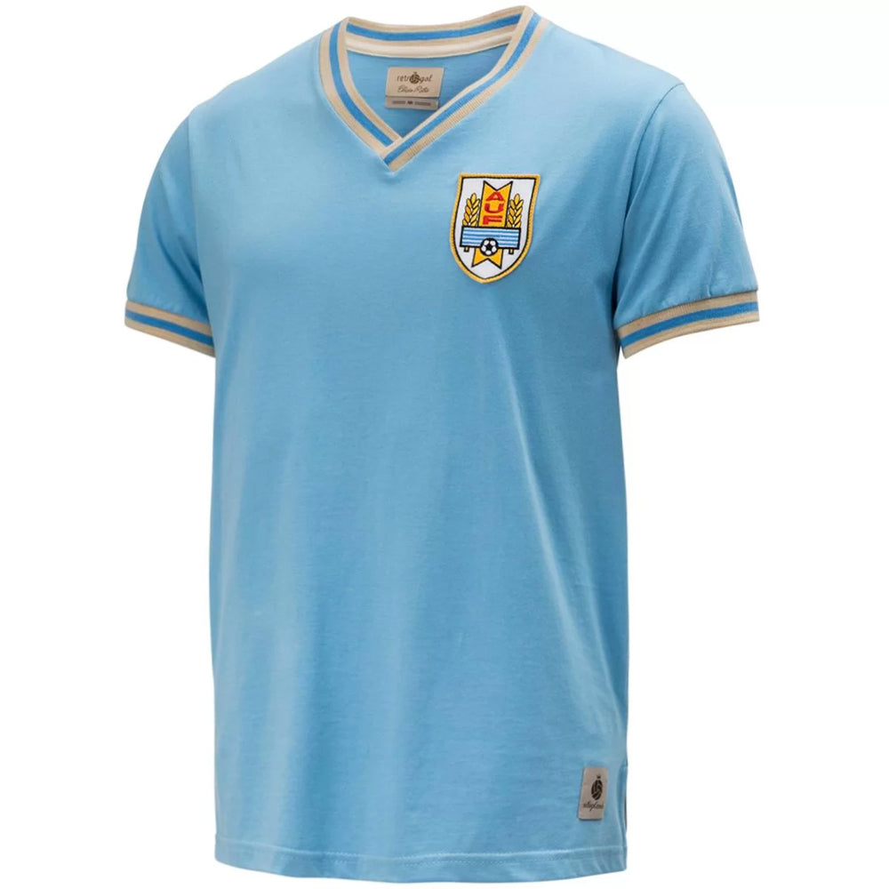 Uruguay Retro Unissex Plus Size T-Shirt